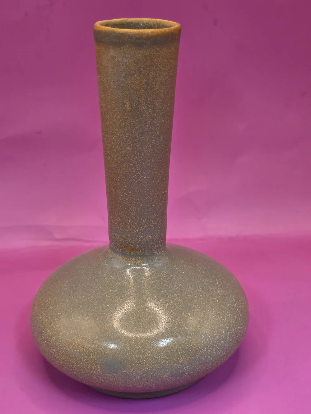 Chinese Glazed Porcelain Vase Marked - Picture 5 of 11